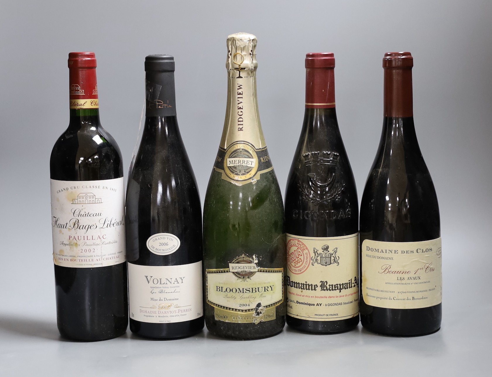 Mixed wines and champagnes (5)